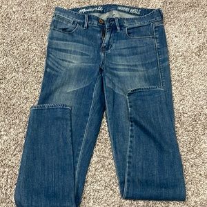 Madewell Jeans Skinny Ankle Size 25